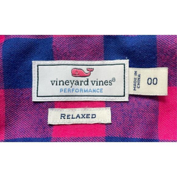 Vineyard Vines Performance Flannel Buffalo Check Related - Picture 3 of 4